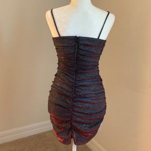 Chrome Colored Homecoming Dress